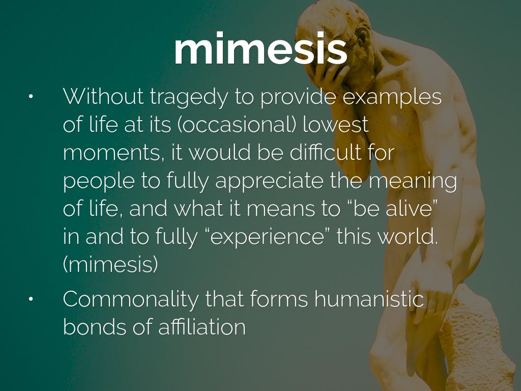 example of mimesis